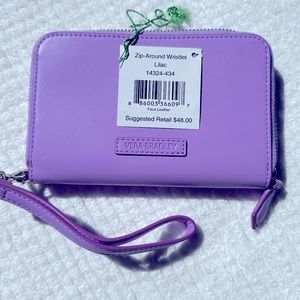 Vera Bradley Zip-Around Wristlet Lilac